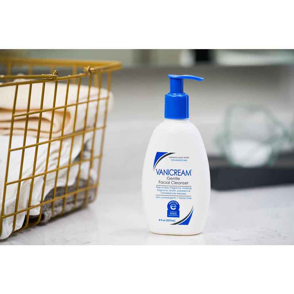 Vanicream, Gentle Facial Cleanser, Mild facial cleanser for sensitive skin, 237ml