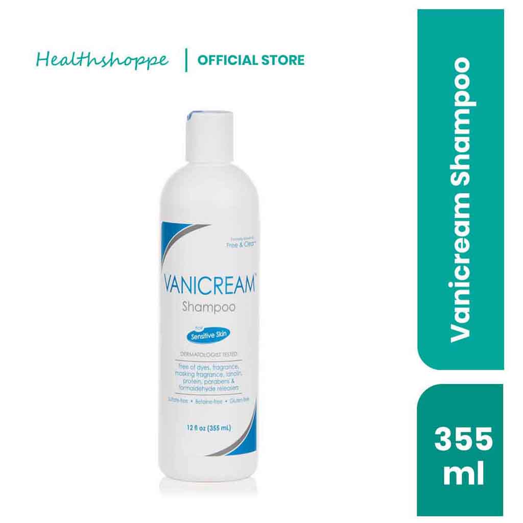 Vanicream, Shampoo, Gentle shampoo for sensitive scalp, 355ml