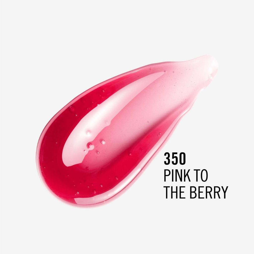 Rimmel, Thrill Seeker Glassy Gloss, High-shine lip gloss with vibrant color, Shade 350 Pink To The Berry