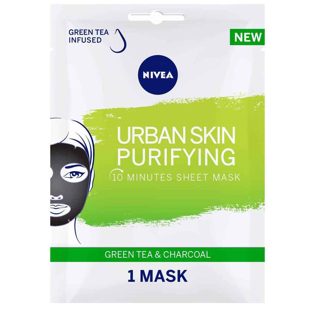 Nivea, Urban Skin Purifying Mask, Detoxifying mask to cleanse and refresh urban skin, Single use