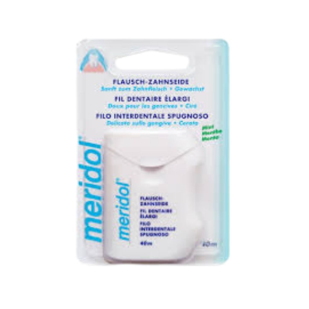 Meridol Dental Floss Mint, Mint Flavored Dental Floss, 40m