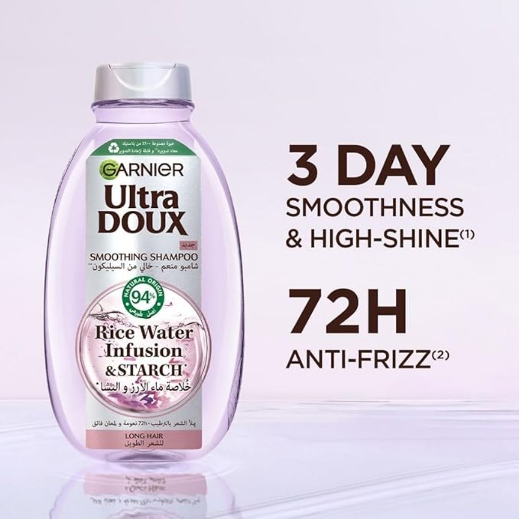 ULTRA DOUX RICE WATER SHAMPOO 600ML