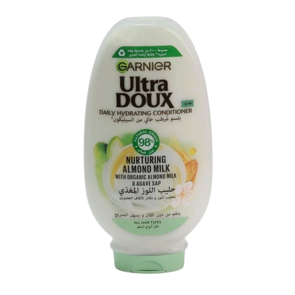 Garnier Ultra Doux, Almond Milk Conditioner, Moisturizing conditioner for dry hair, 360ml