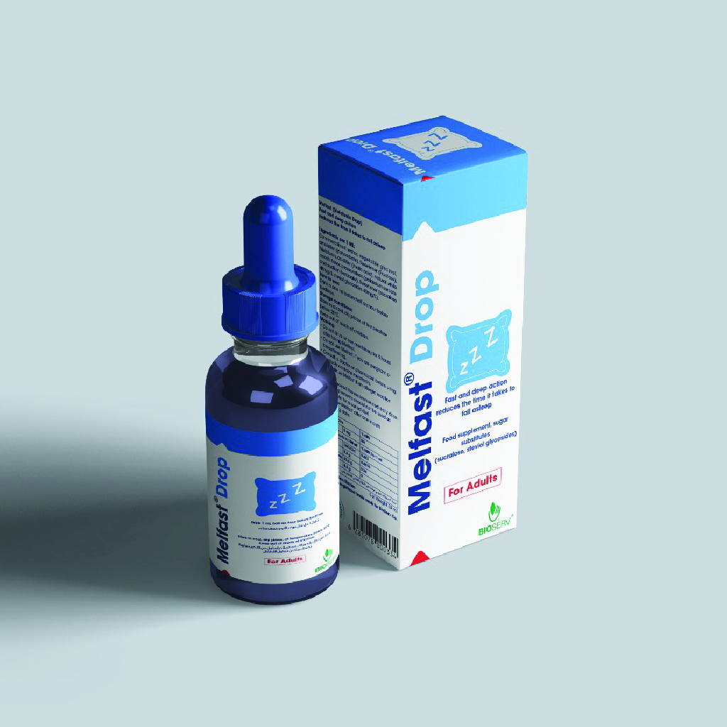 Melfast, Melatonin drops, Natural sleep aid for restful nights