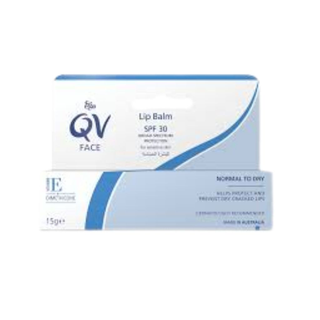 QV Face Lip Balm SPF 30, Protective Moisturizing Lip Balm
