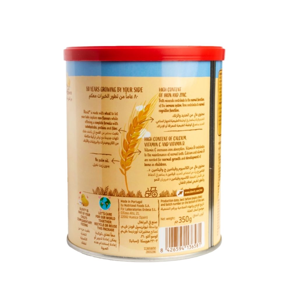 Blevit Wheat With Milk, 350 G