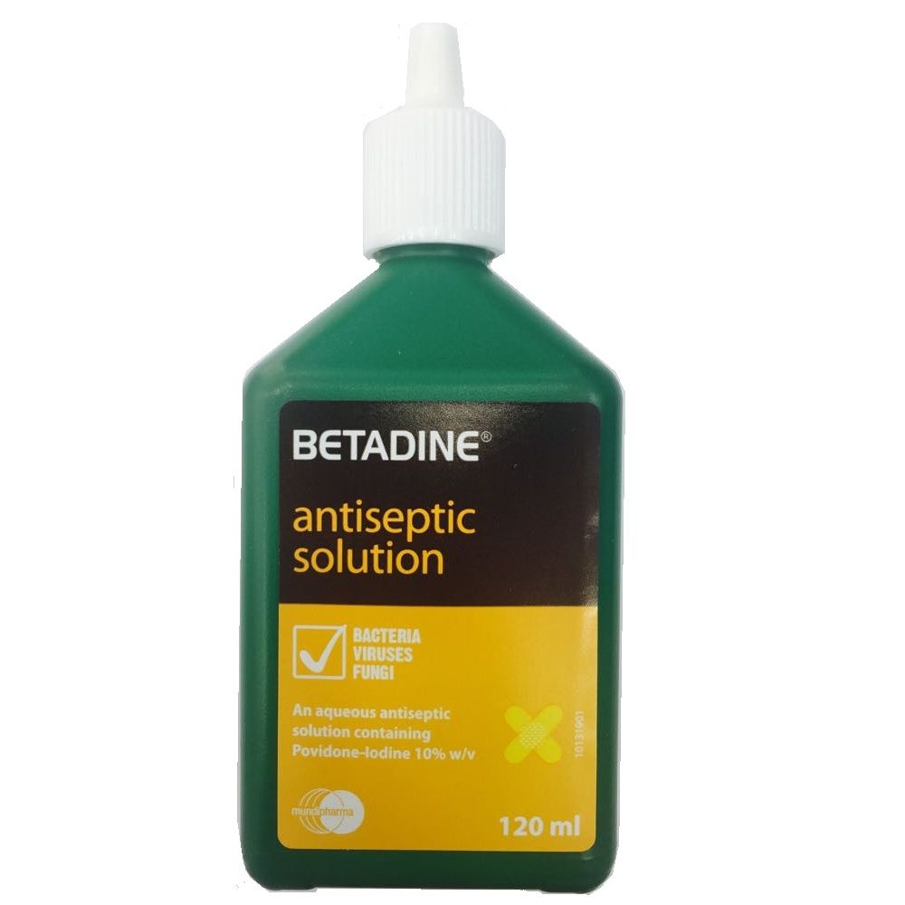Betadine Povidone Iodine Antiseptic Solution 120ml