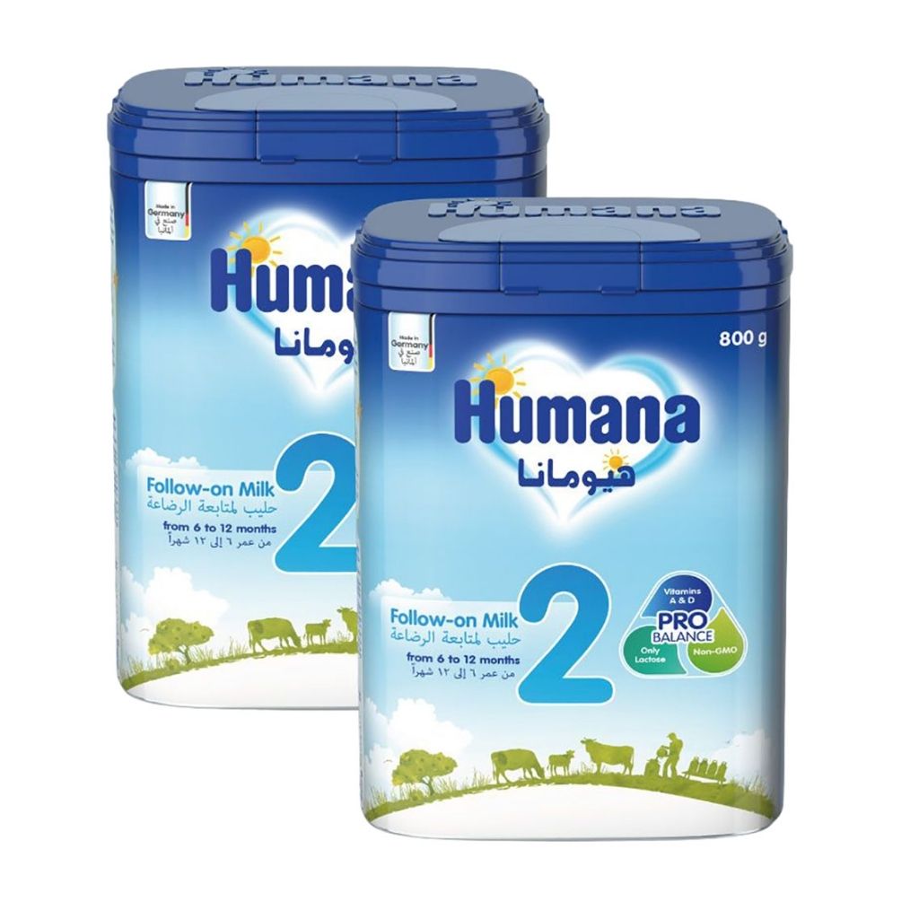 Humana 2 Probalance, Follow-On Formula Nutritional Twinpack, 2 x 800 Grams
