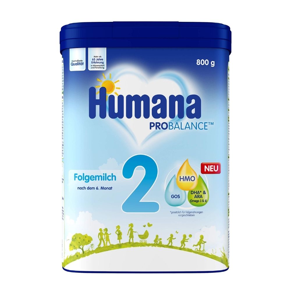 Humana 2 Family Pack, Follow-On Formula Stage 2, 4 x 800 Grams