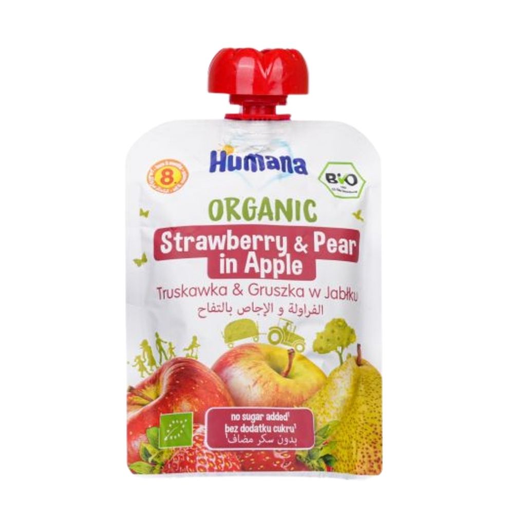 Humana Baby Strawberry & Pear, 90 Gm