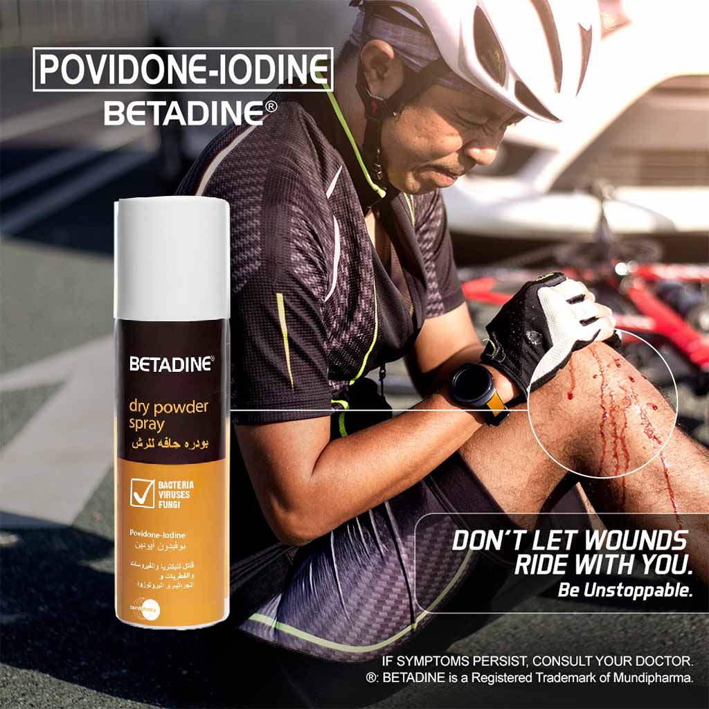 Betadine Povidone Iodine Dry Powder Spray 55g