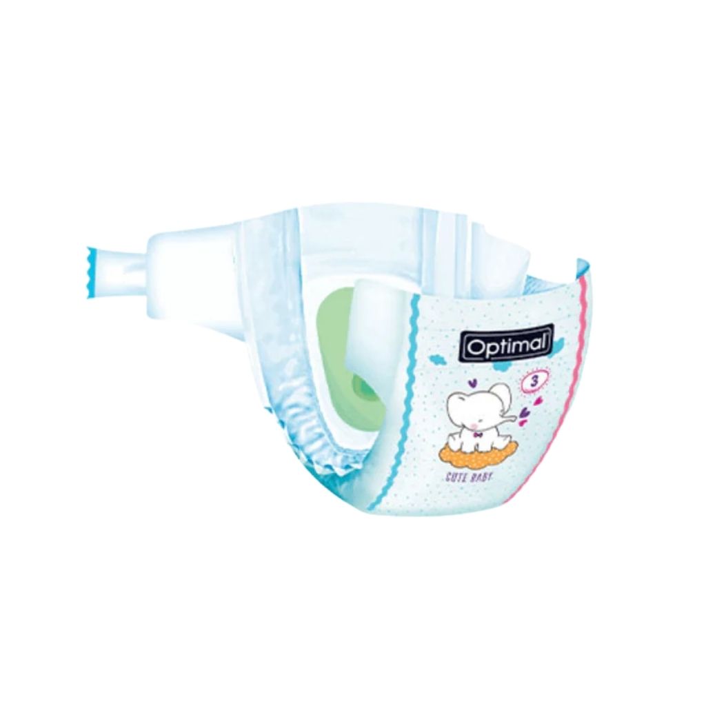 Optimal Baby Diapers, Size 3 Midi (4–9 kg), 44 pcs