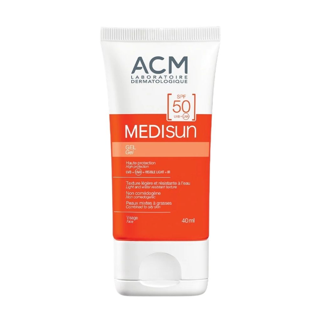 ACM Medisun, SPF 50 gel, High protection sunscreen gel for sensitive skin, 40ml