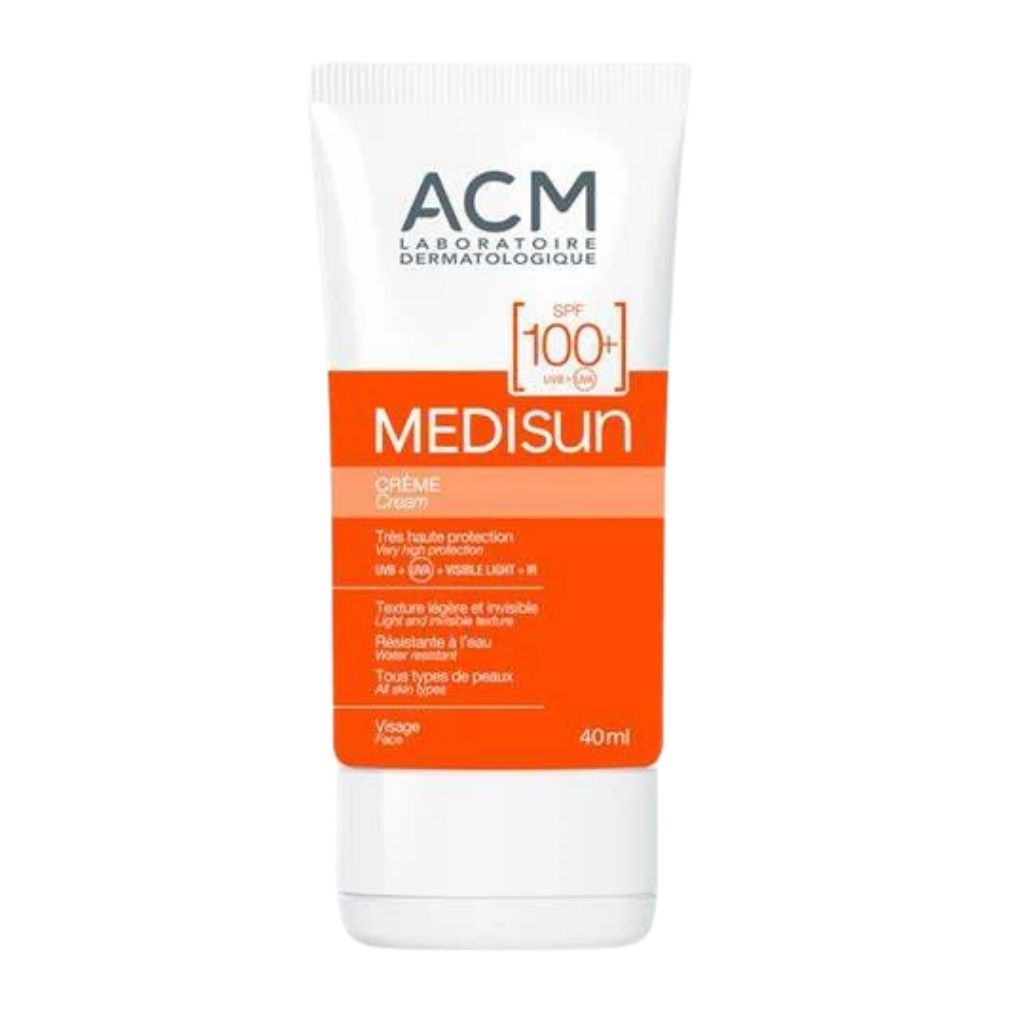 ACM Medisun Cream SPF 100, High Protection Sunscreen Cream, 40 Milliliters