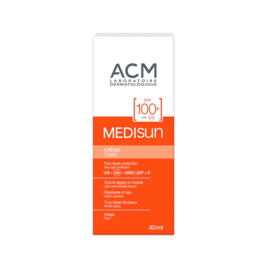 ACM Medisun Cream SPF 100, High Protection Sunscreen Cream, 40 Milliliters
