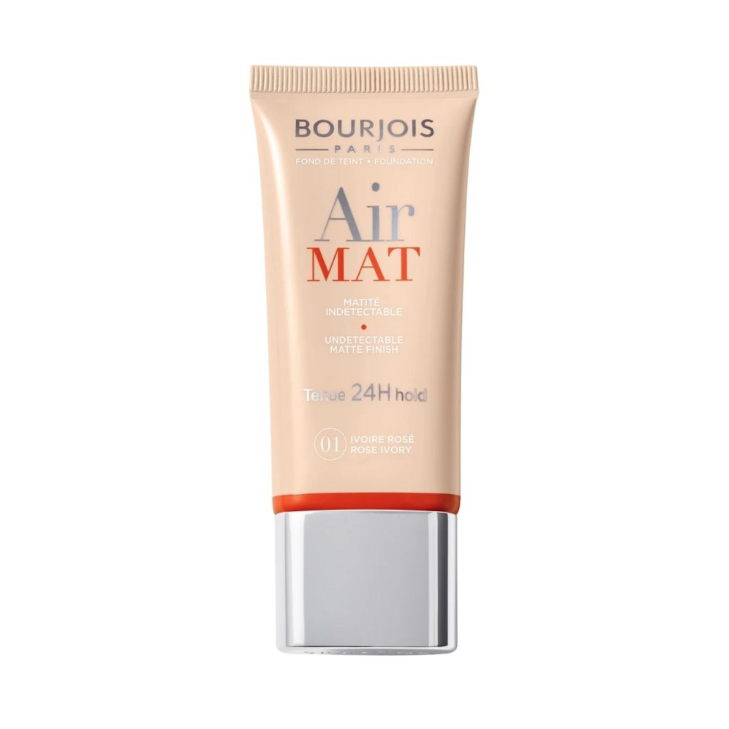 Bourjois, Air Mat Foundation 01 Rose Ivory, Matte finish foundation with natural coverage