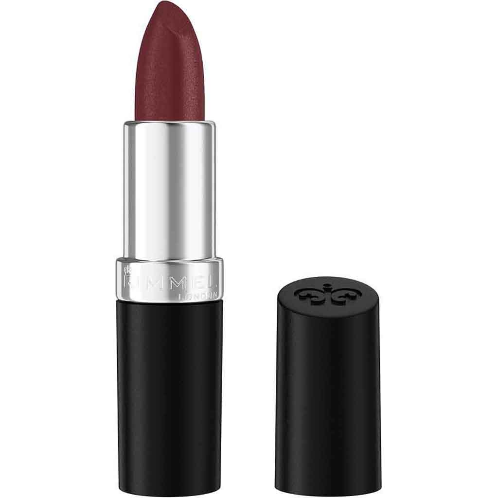 Rimmel, Lasting Finish Lipstick, Long-wear lipstick in plum shade, 380 Plum Pillow