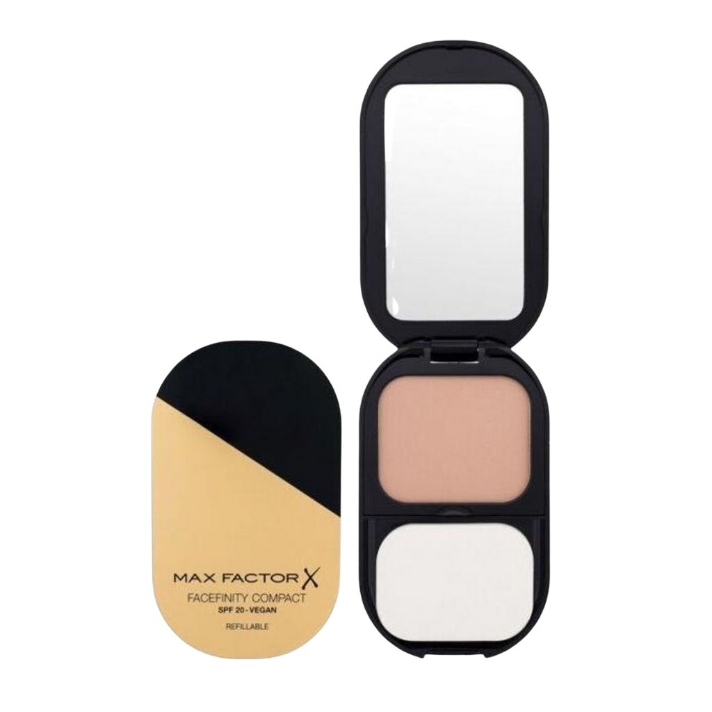 Max Factor, Facefinity Compact Refill 002 Ivory, Long-lasting compact foundation refill with natural finish