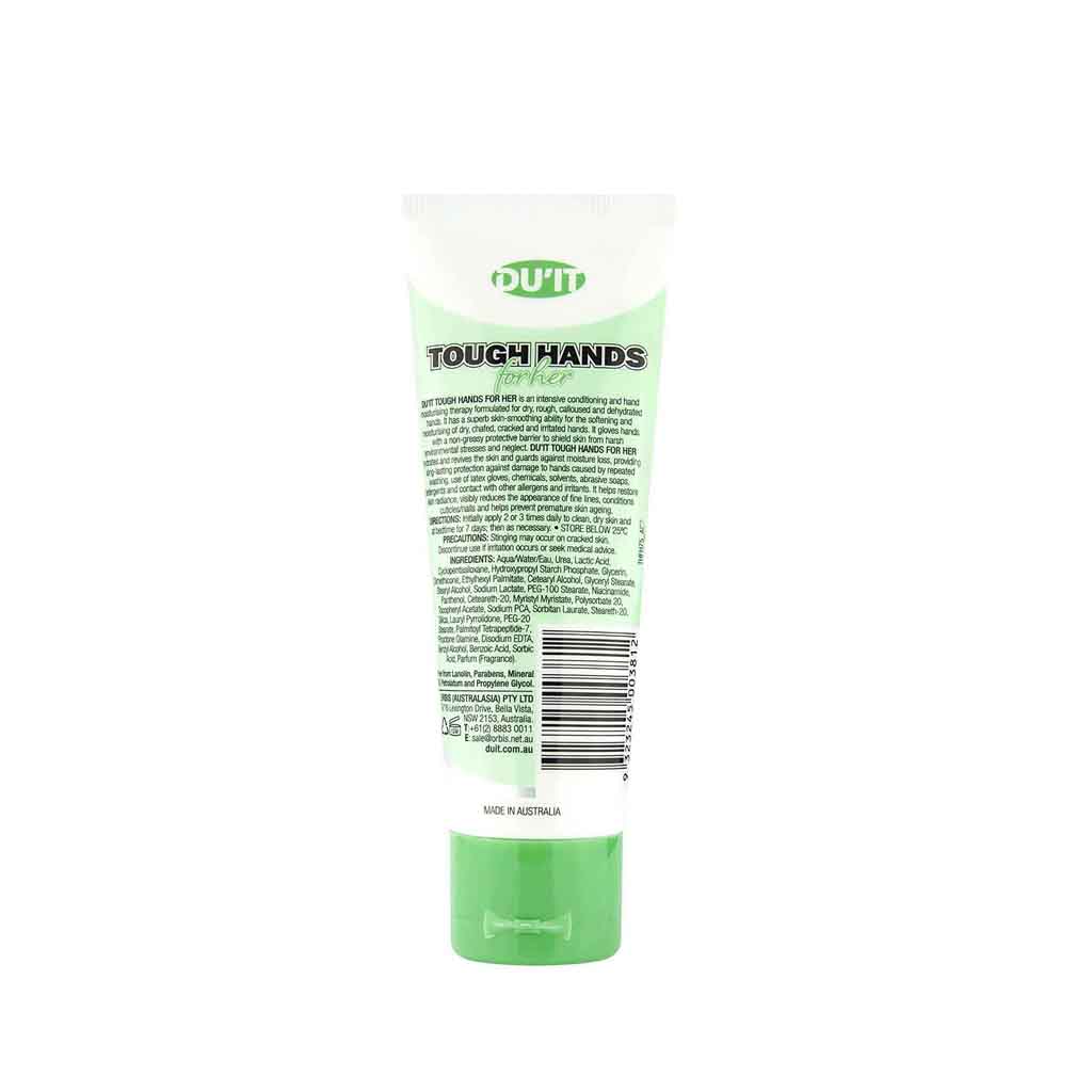 Du'it, Tough Hands Her Green Tea, Hand cream with tea scent, 75 g