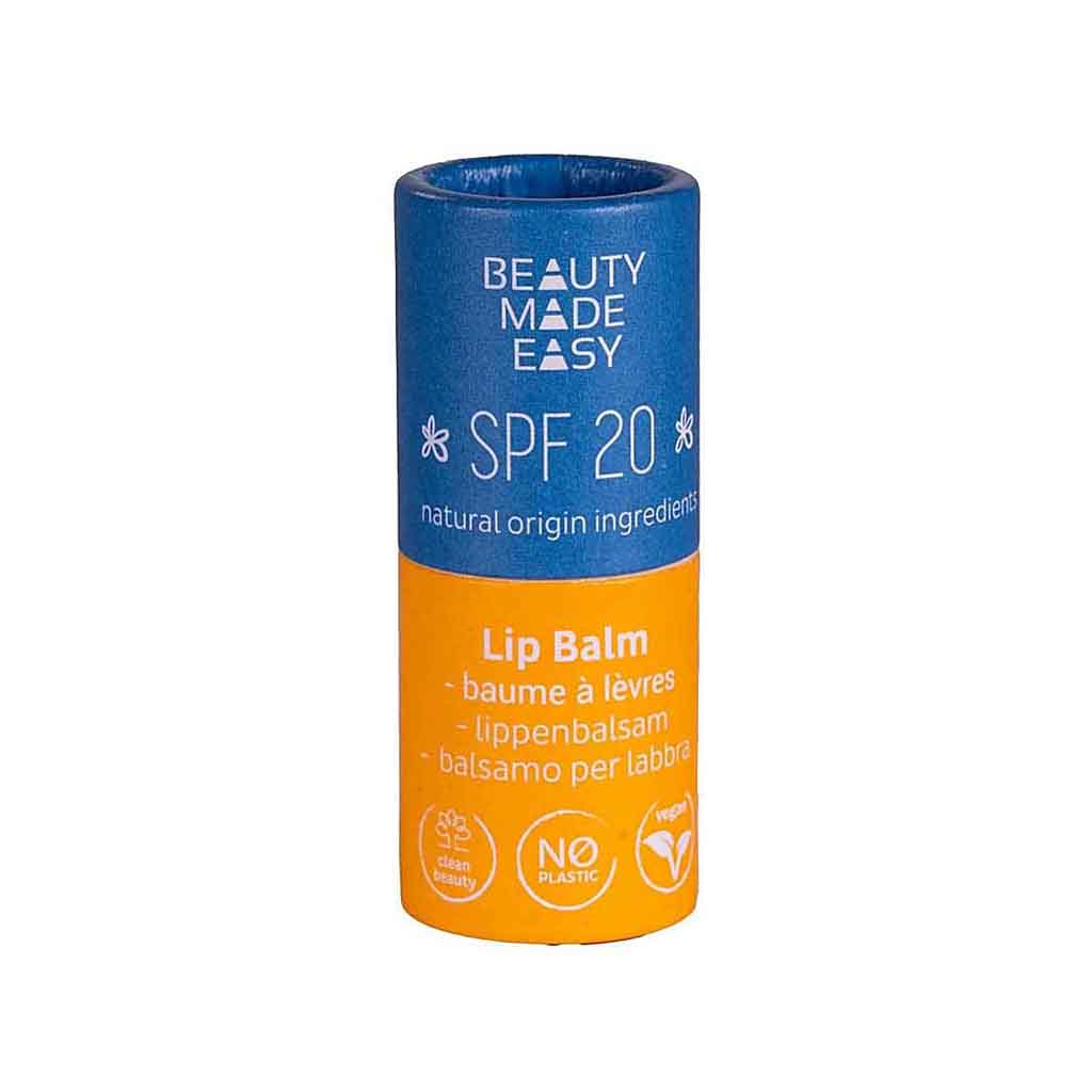 Beauty Made Easy, Paper Tube Lip Balm SPF20, 5.5g