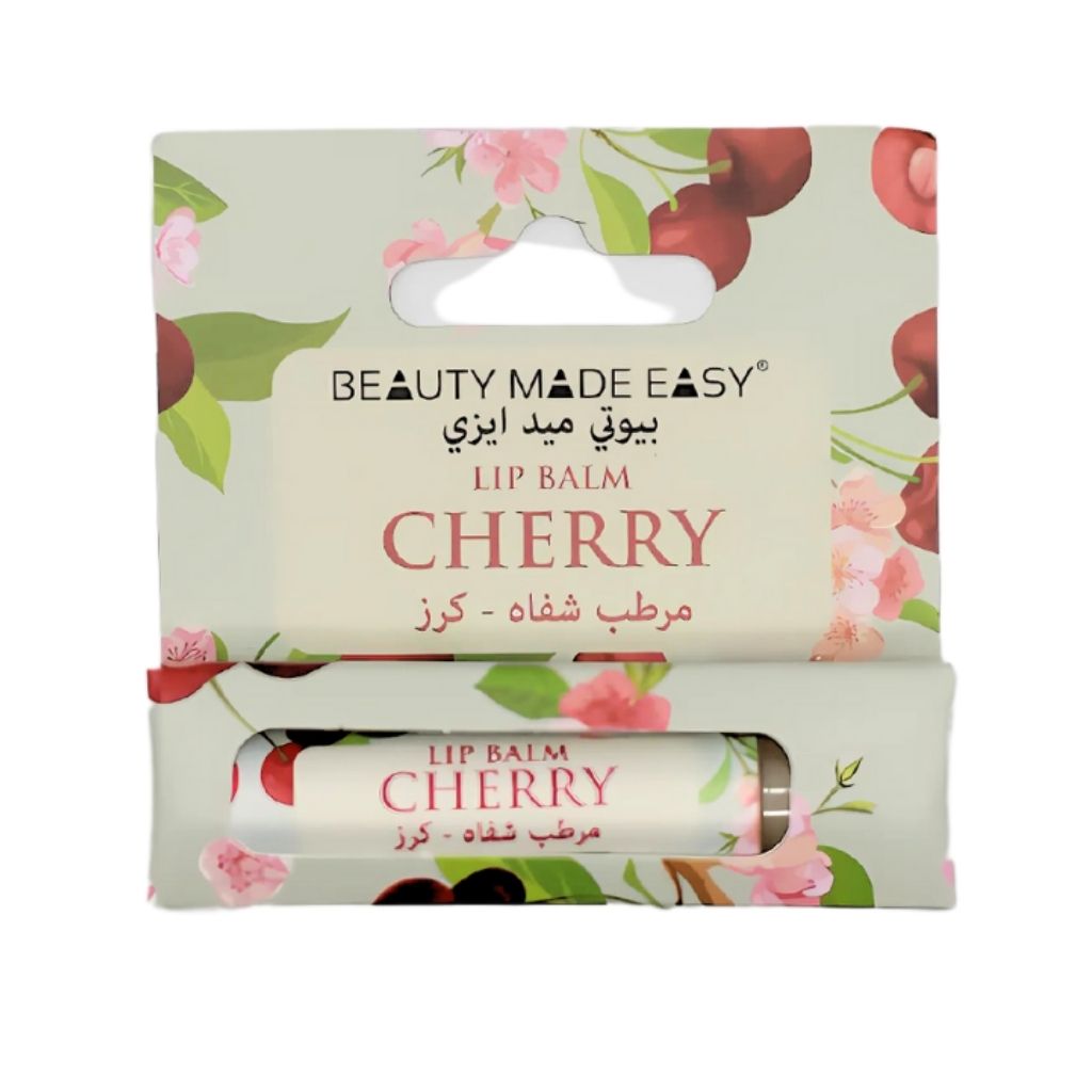 Beauty Made Easy, Plastic Lip Balm, Cherry 4.8g