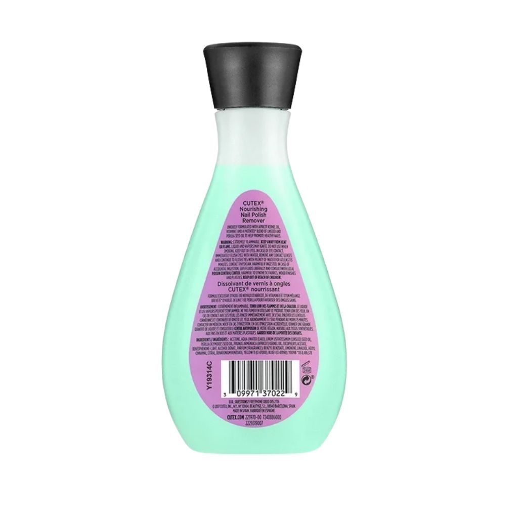 Cutex, Nail Polish Remover Nourishing, Gentle polish remover enriched with moisturizers, 100 ml