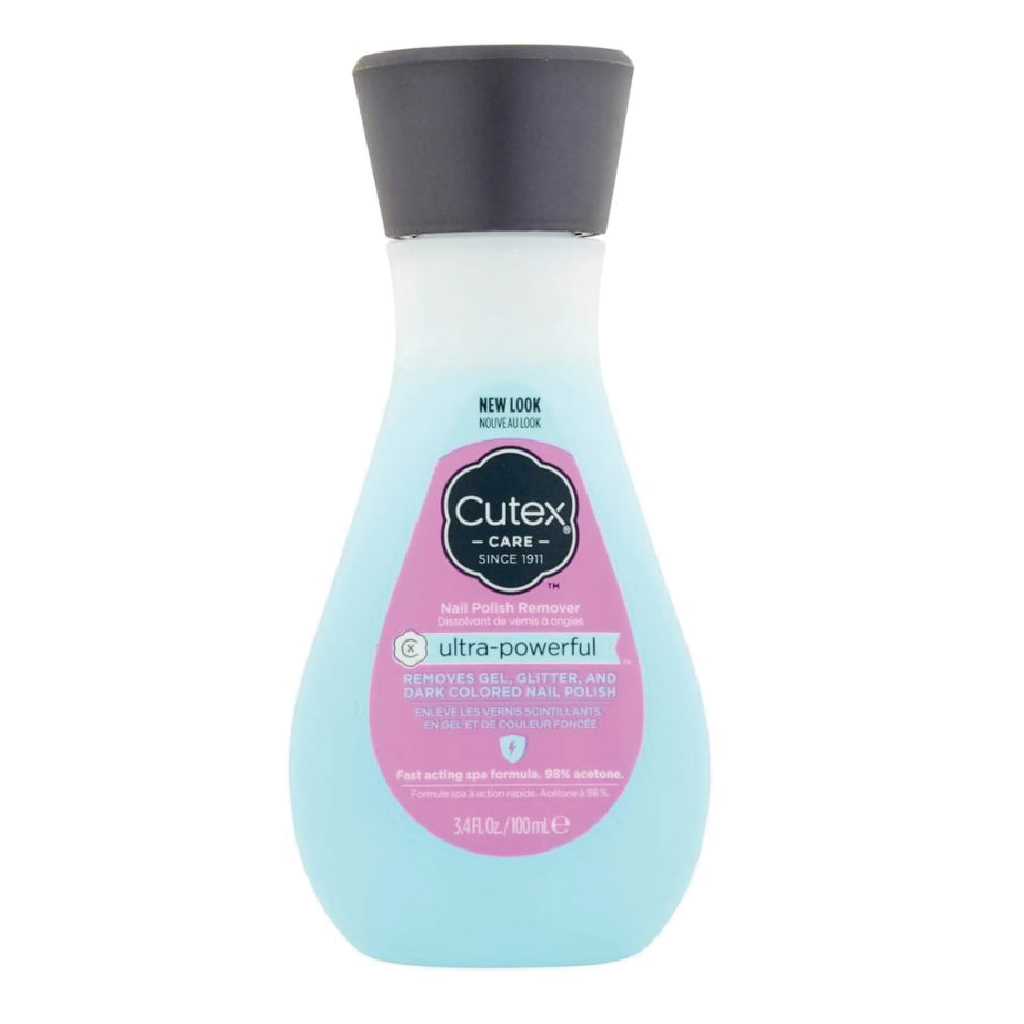 Cutex, Nail Polish Remover Ultra Powerful, Acetone nail remover, 100 ml