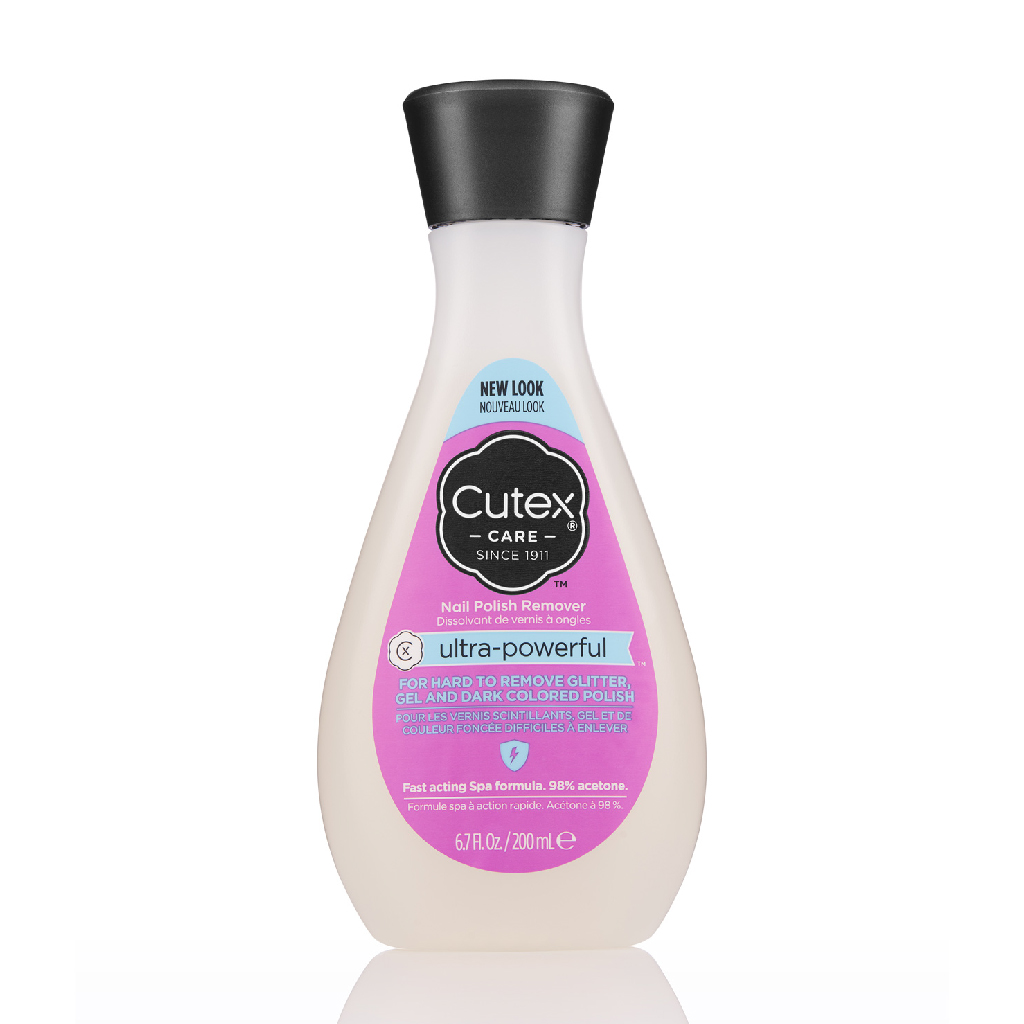 Cutex, Nail Polish Remover Ultra Powerful, Acetone nail remover, 200 ml