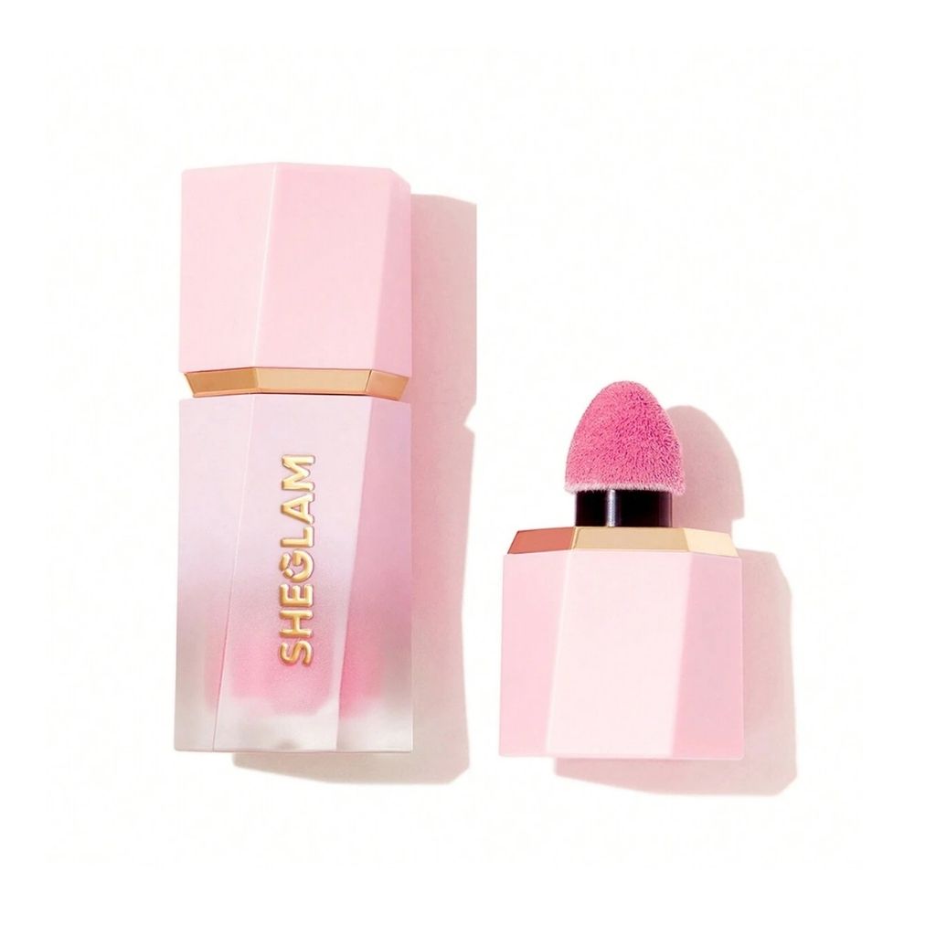 Sheglam, Color Bloom Liquid Blusher, Lightweight Natural Flush, Petal Talk