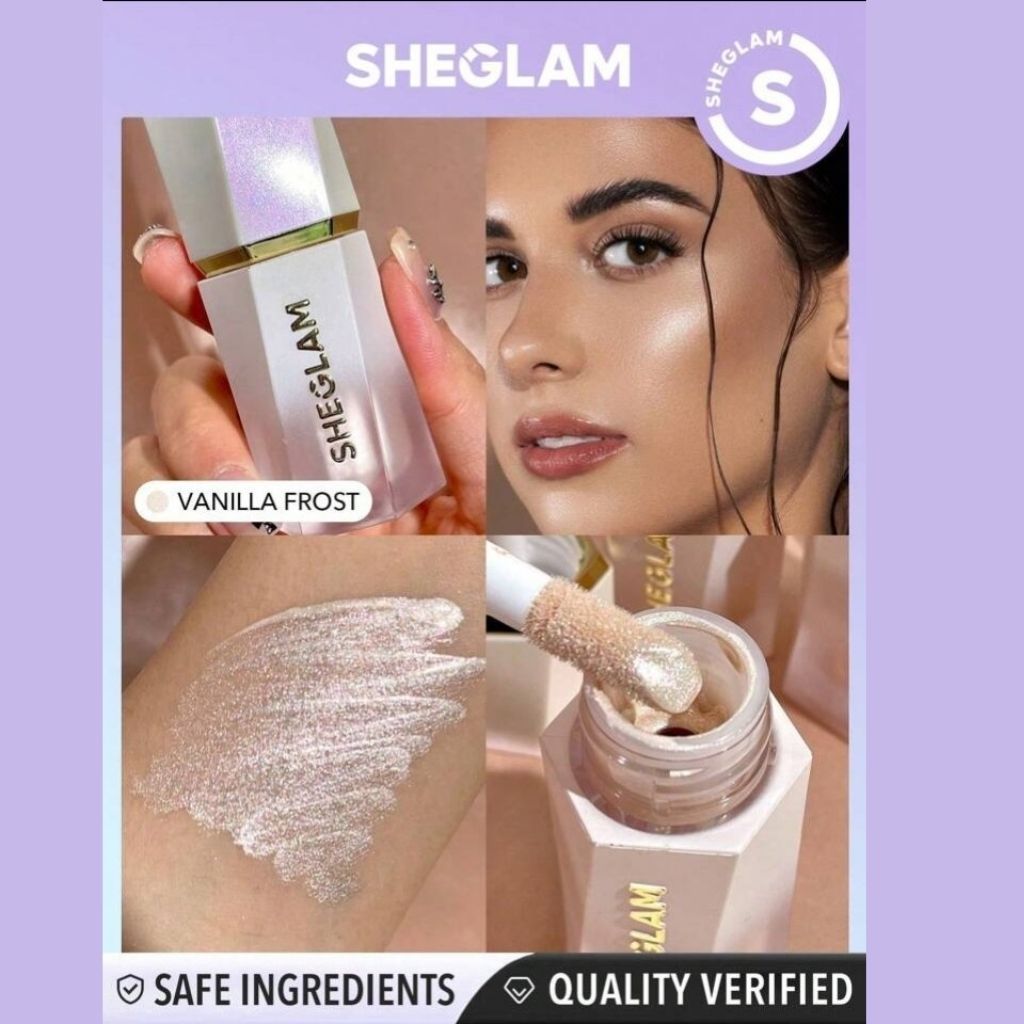Sheglam, Glow Bloom Liquid Highlighter, Illuminating Face Glow, Vanilla Frost
