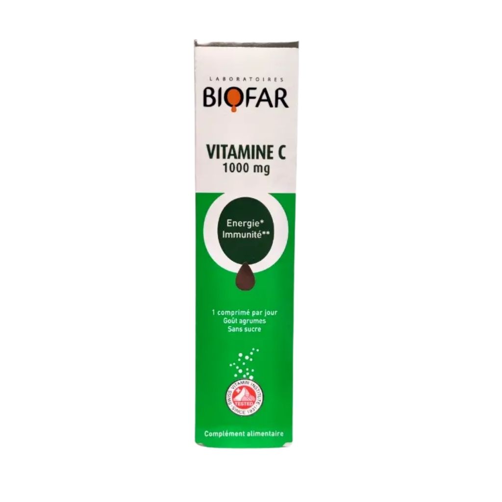 Biofar, Medicinal, Oral medication for health support, Vitamin C 1000 Mg 20 Tabs