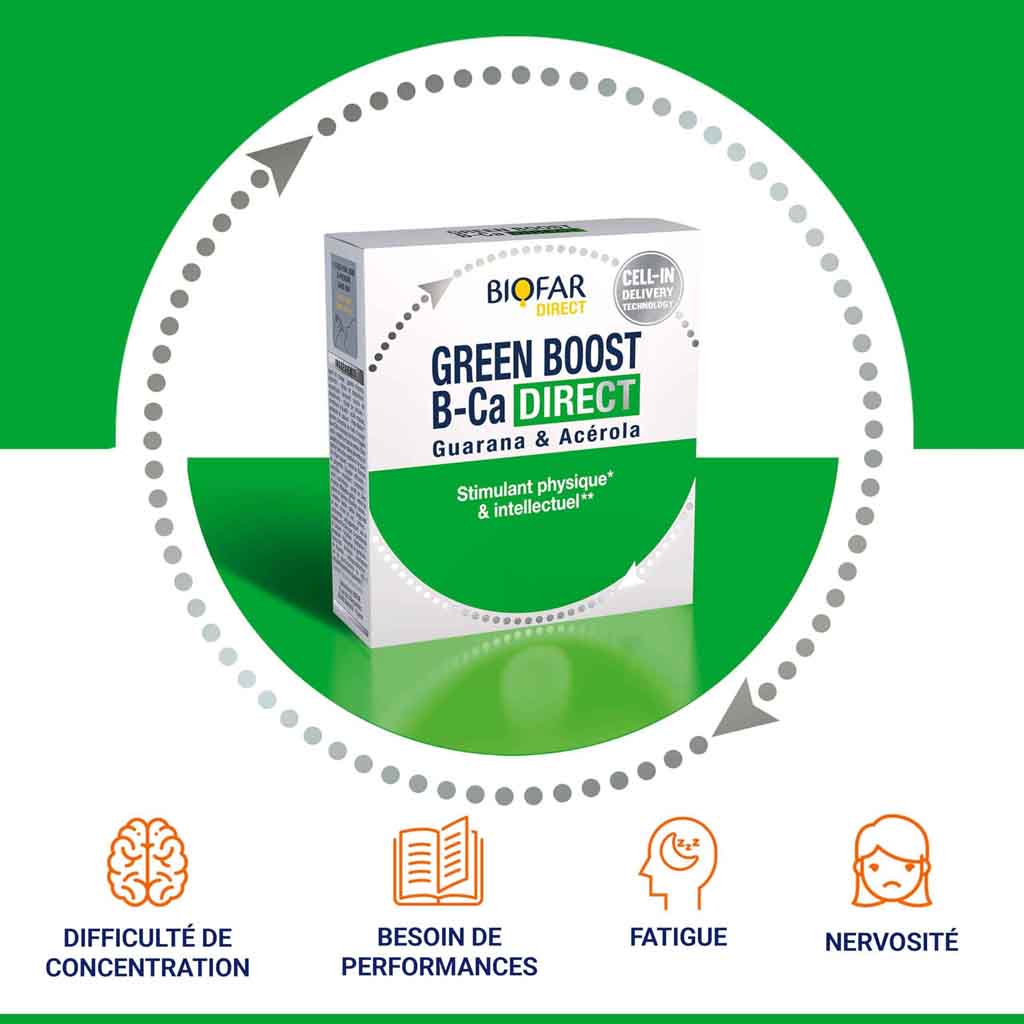 Biofar, Green Boost B-ca Direct 14 Sticks