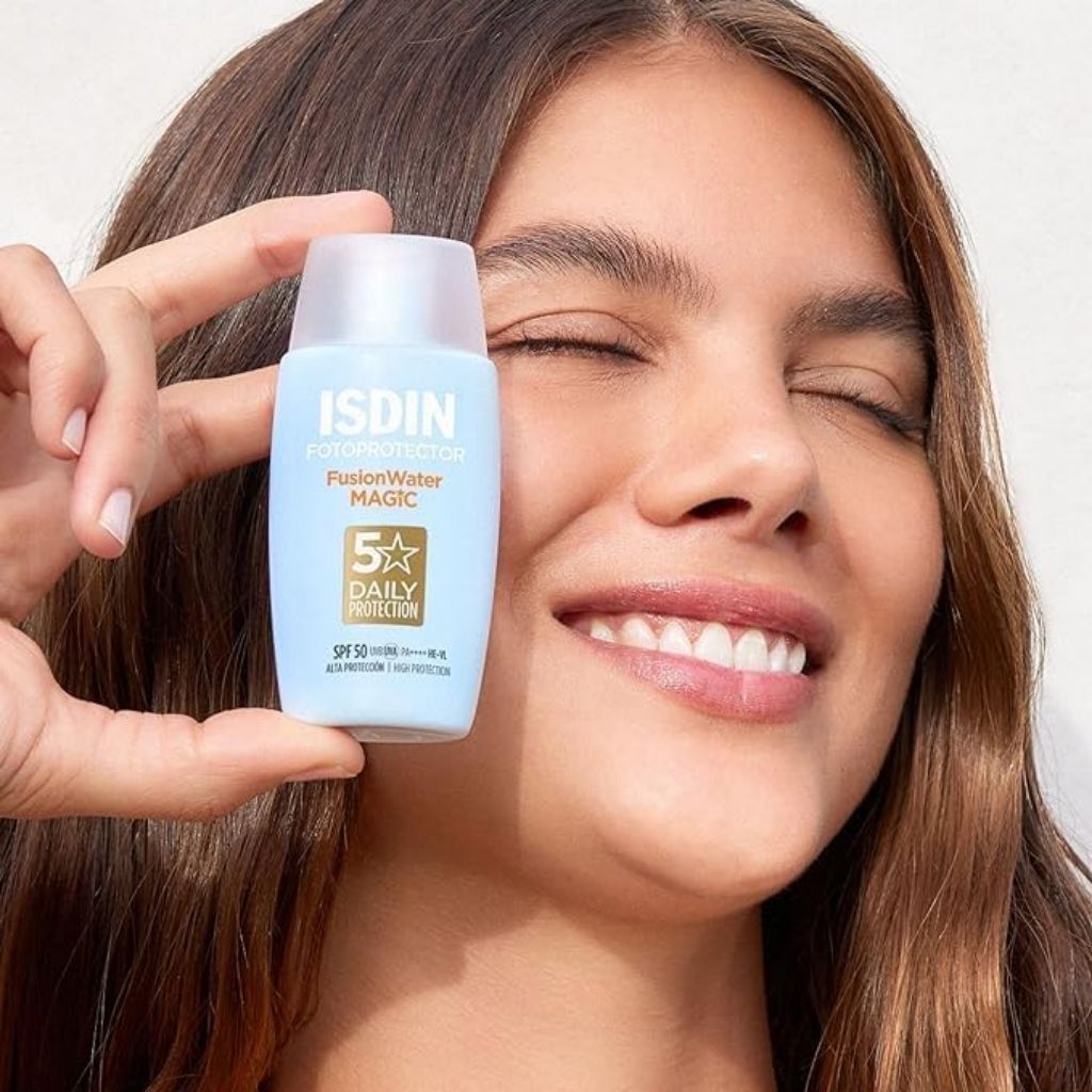 واقي الشمس ISDIN FOTOPROTECTOR FUSION WATER MAGIC SPF 50+ 50 مل عبوة ترويجية 1+50%