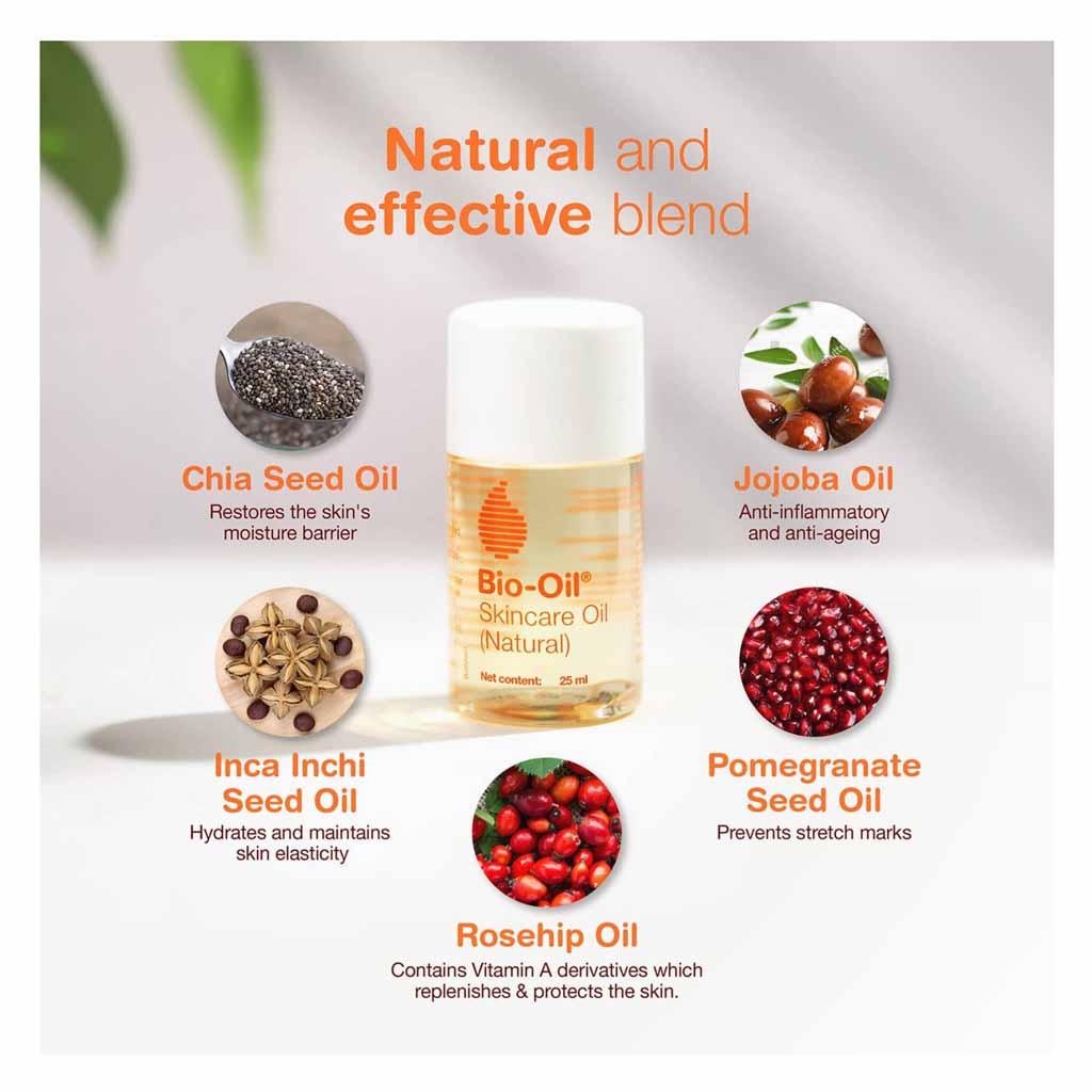 Bio-Oil, Natural skincare oil, Scar and stretch mark treatment oil, 25 ml