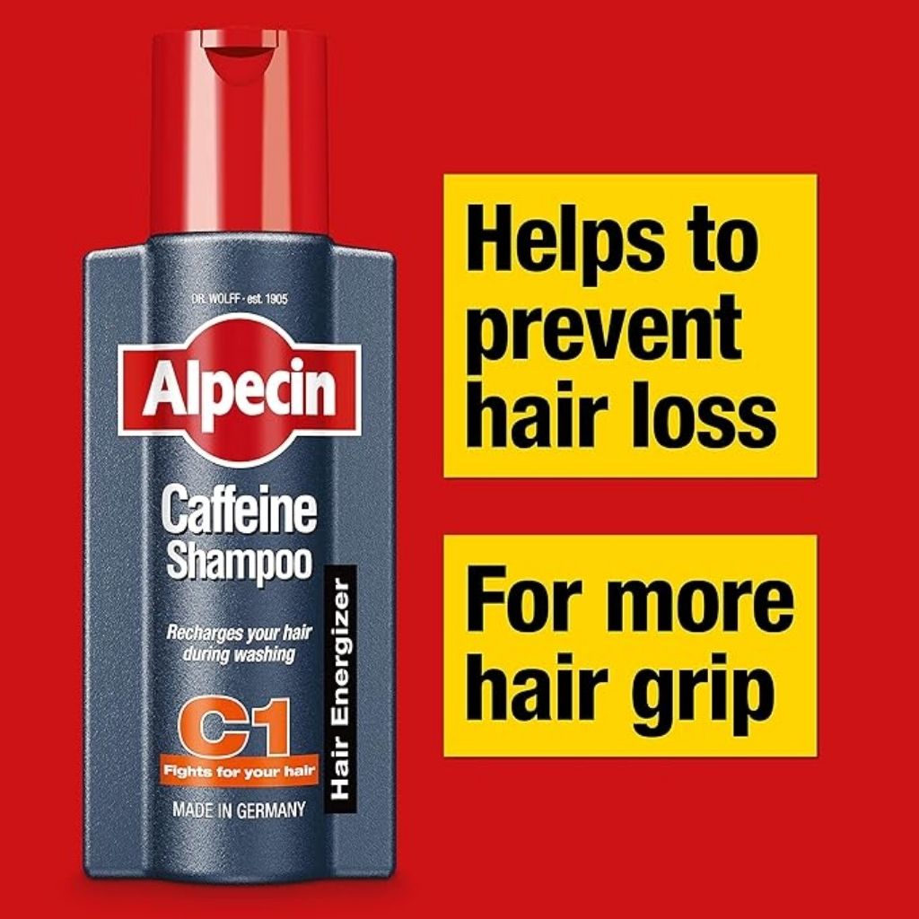 Alpecin, Caffeine Shampoo C1, Energizing shampoo, 250 ml