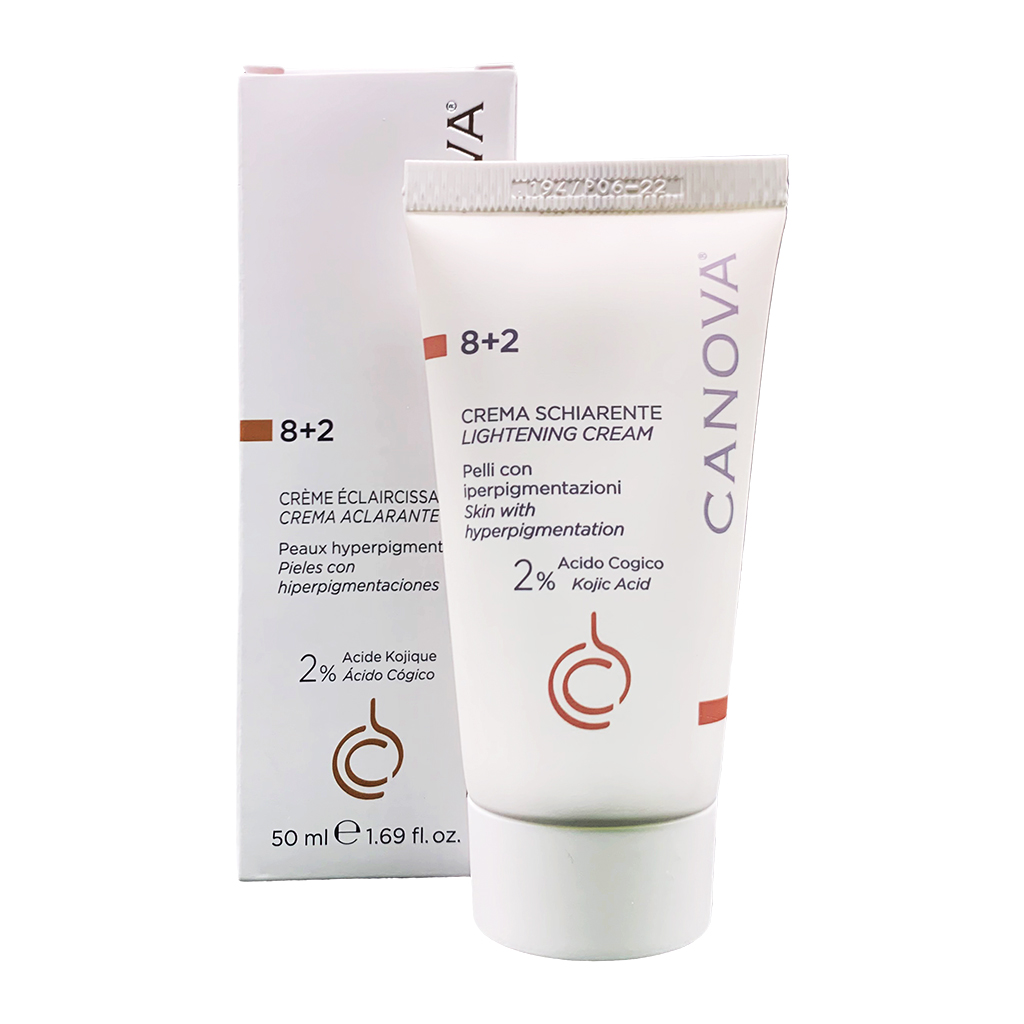 Canova, Lightening Cream 8+2, Skin brightening cream with natural extracts, 50 ml