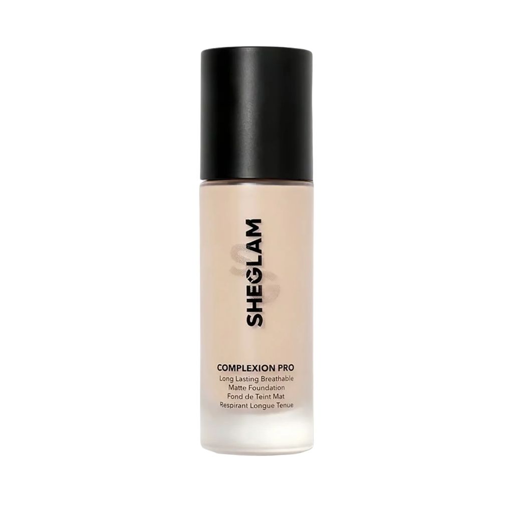 Sheglam, Complexion Pro Long-Lasting Breathable Matte Liquid Foundation Porcelain, Matte liquid foundation with breathable coverage