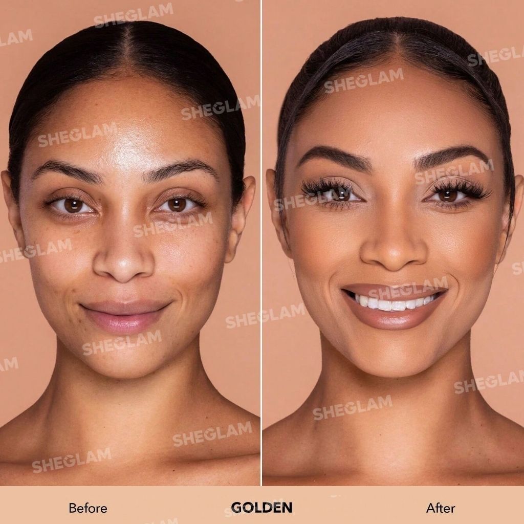 Sheglam Complexion Pro Long-Lasting Breathable Matte Liquid Foundation – Golden