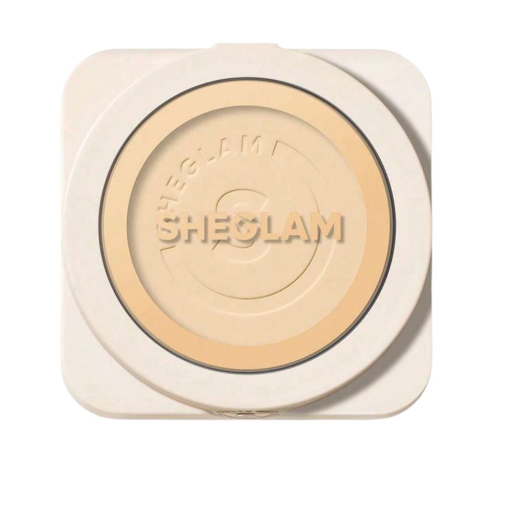 Sheglam Skin-Focus High Coverage Powder Foundation – Linen (Shine-Control)