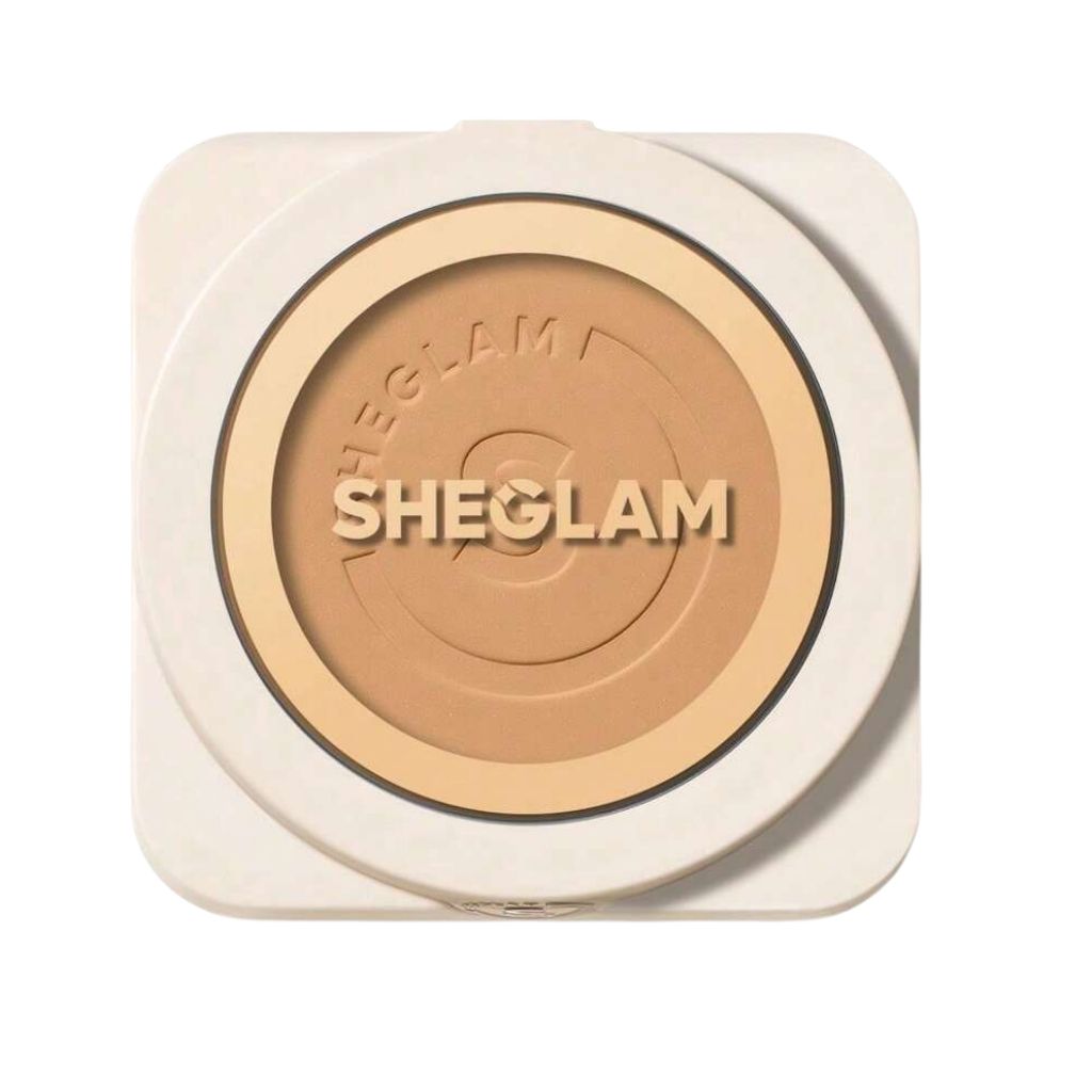 Sheglam Skin-Focus High Coverage Powder Foundation – Peach (Shine-Control)