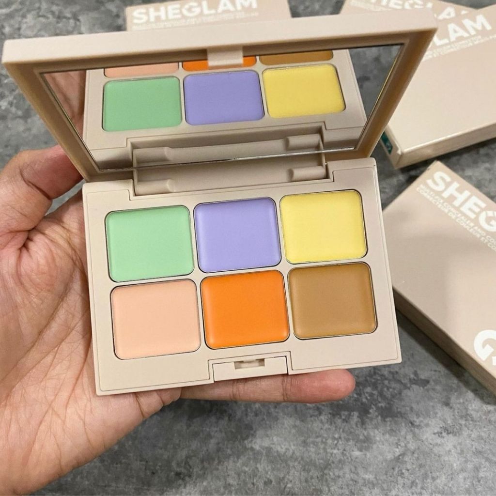 Sheglam Multi-Fix Concealer & Color Corrector – Macaron (Crease-Resistant, Full-Cover)