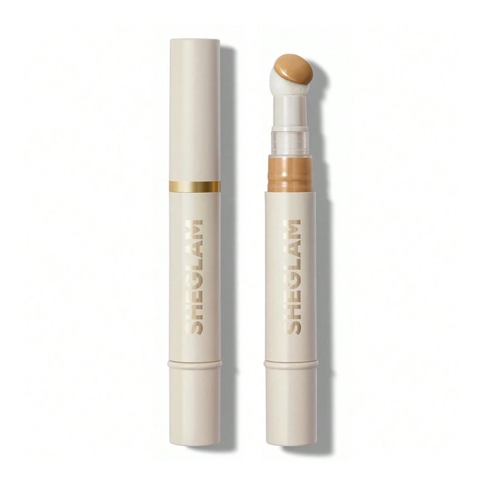 Sheglam, Complexion Boost Concealer – Sand, Brightening medium to full coverage concealer, standard size