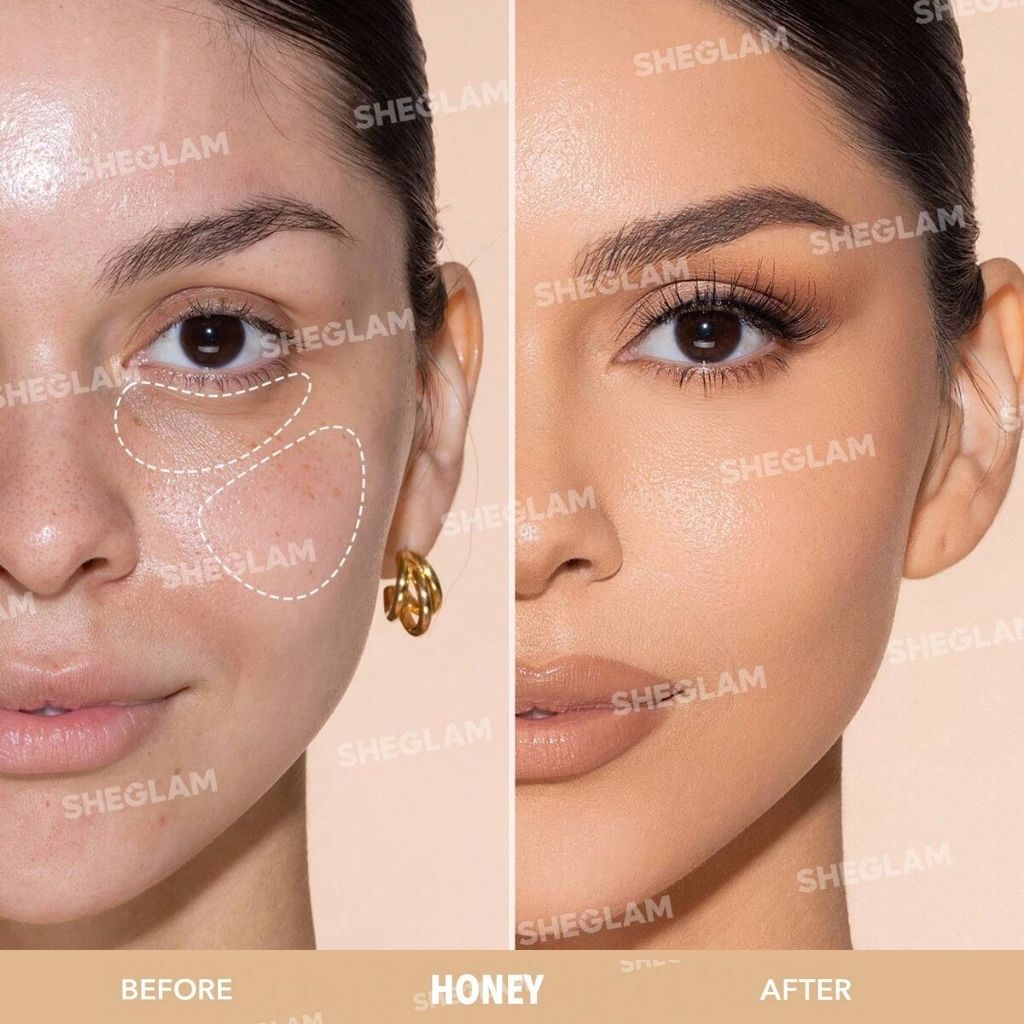 Sheglam, Complexion Boost Concealer Honey, Brightening medium to full coverage concealer