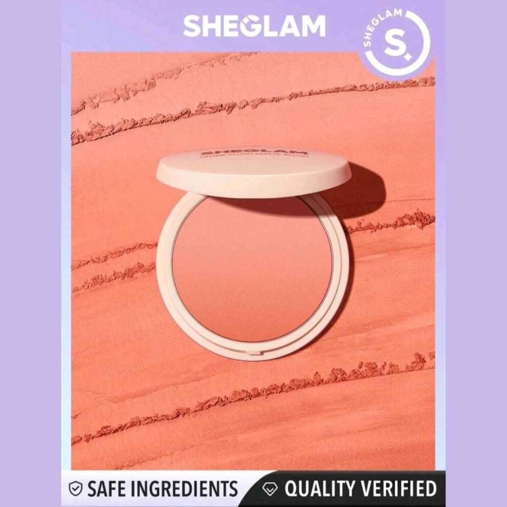 Sheglam Divine Flush Matte Blush – Tangerine (Velvety Powder Blush)