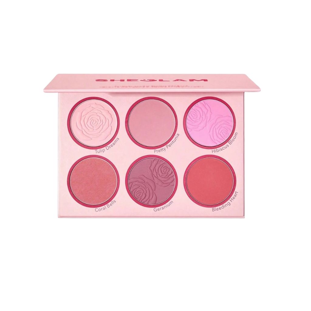 Sheglam Floral Flush Blush Palette – Blushing Bouquet (Multi-Shade Cheek Palette)