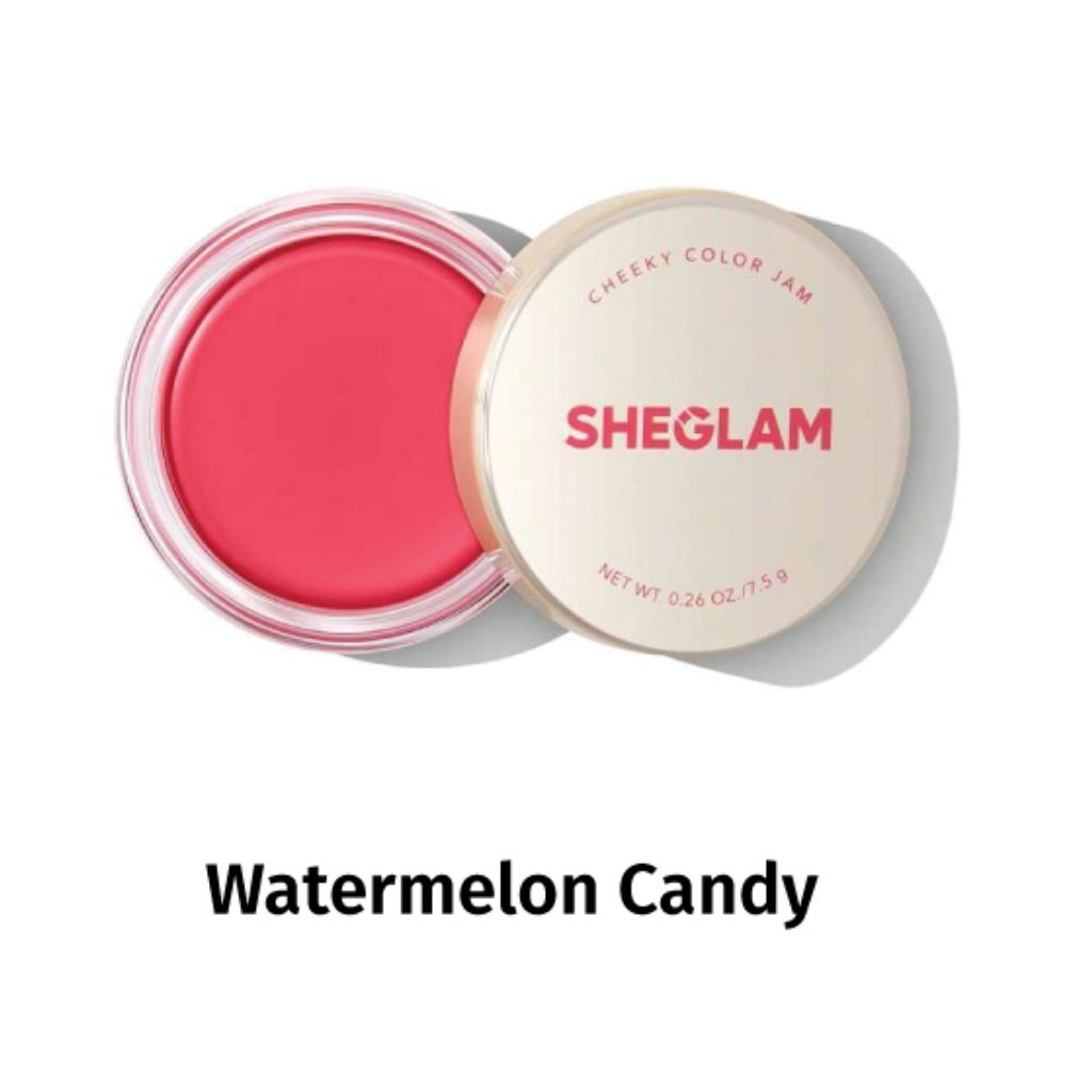 Sheglam, Cheeky Color Jam Watermelon Candy, Gel-cream blush for natural flush