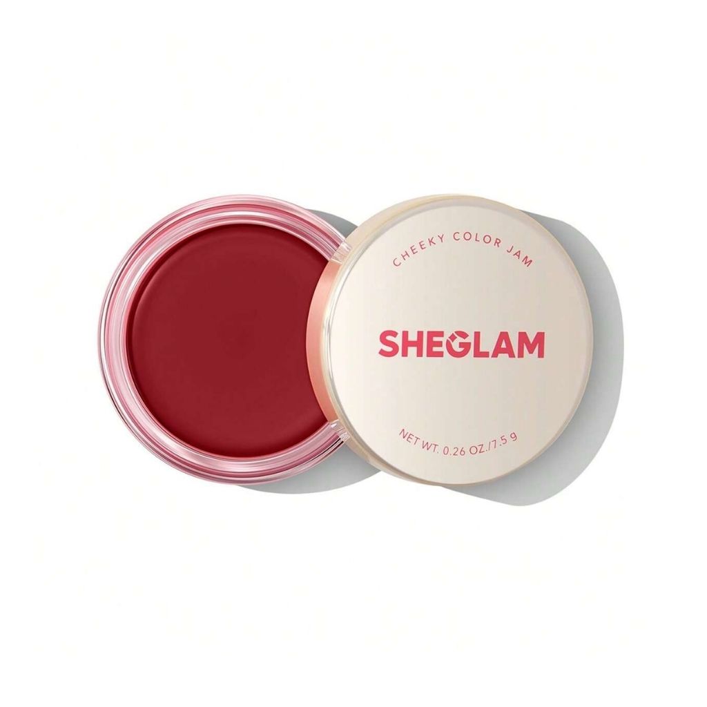 Sheglam, Cheeky Color Jam – Scarlet Sunset, Gel-cream blush with smooth blendable texture, standard size