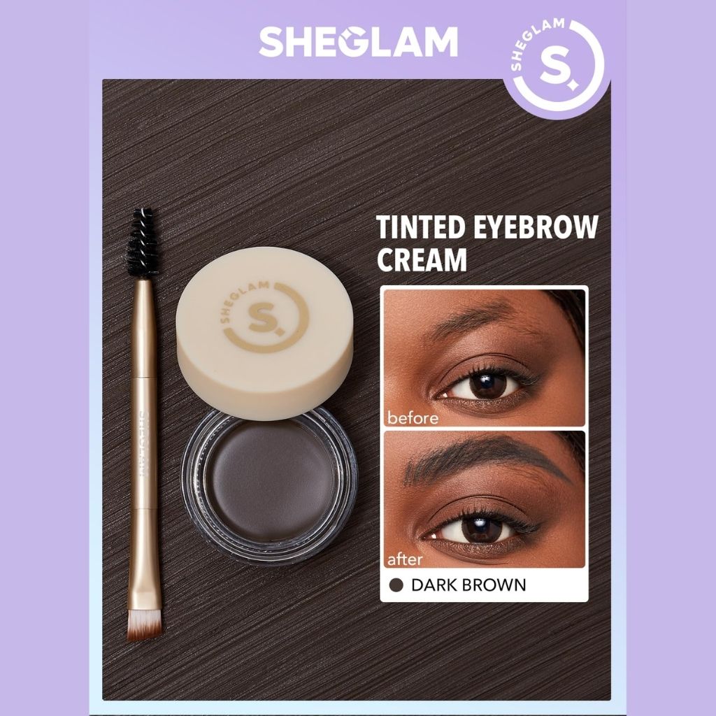 Sheglam Boss Brow Waterproof Pomade – Dark Brown (24-Hour Hold)