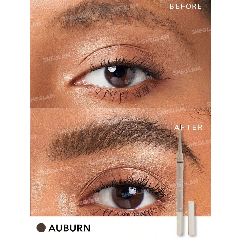 Sheglam Brows on Demand 2-in-1 Brow Pencil – Auburn (Micro-Tip + Filler)