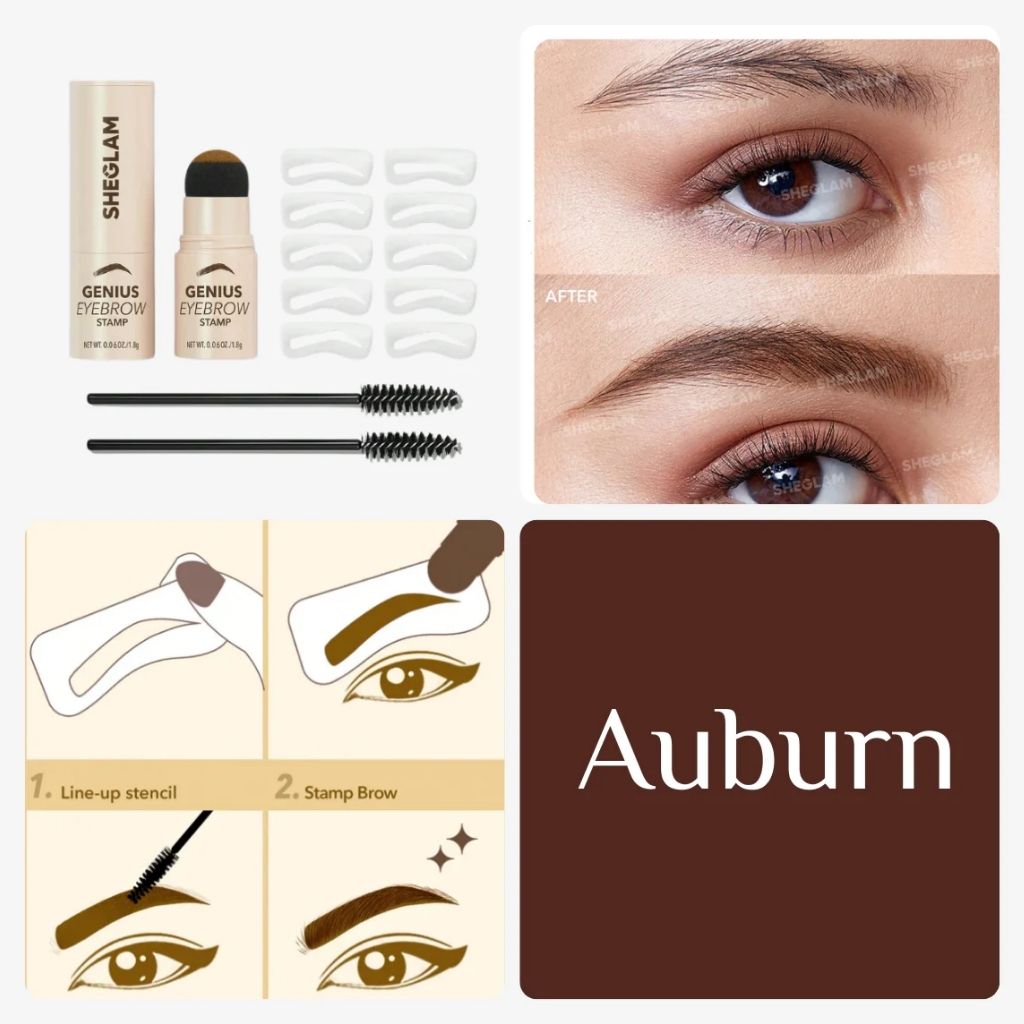 Sheglam Genius Eyebrow Stamp – Auburn (Quick-Fill Brow Stamp)